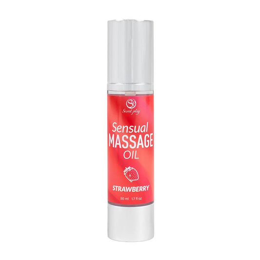 SECRET PLAY Aceite de Masaje Sensual Fresa 50ml