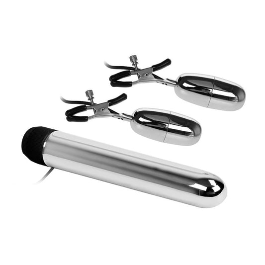 BAILE Baile Set Bala Vibrador y Pinzas para Pezones con Vibración Turbo