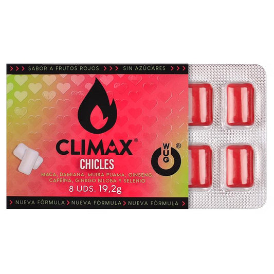 WUG Chicle Climax Gum 8 Uds