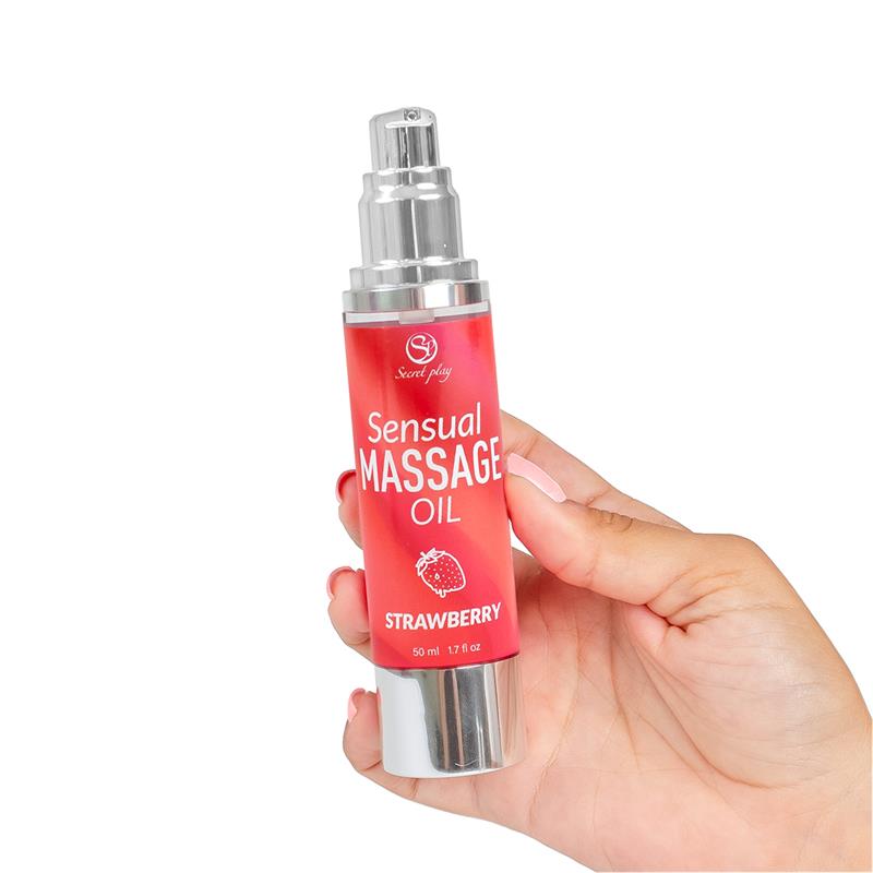 SECRET PLAY Aceite de Masaje Sensual Fresa 50ml