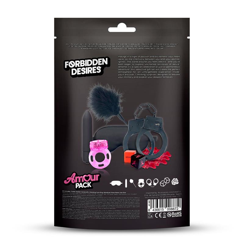 AMOUR PACK Set de 7 Piezas Forbidden Desires