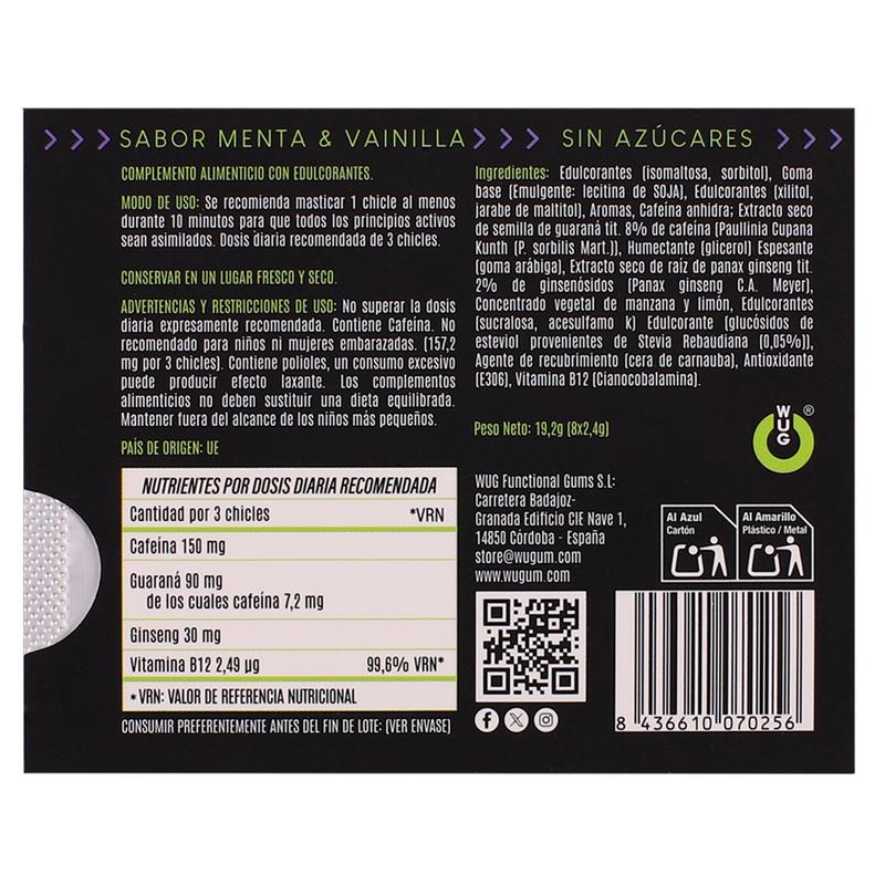 WUG Chicle On 8 Uds