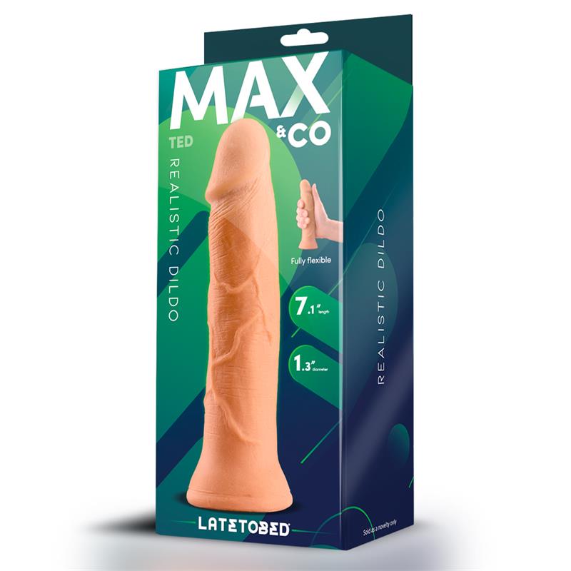 MAX & CO Ted Dildo Realista 7.1 Natural