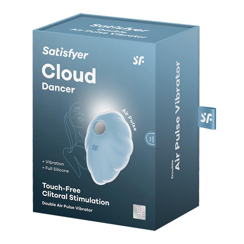 SATISFYER Cloud Dancer Succionador y Vibrador Azul