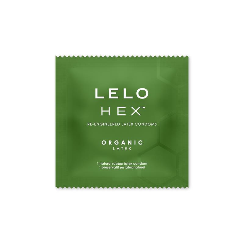 LELO HEX Condoms Organic 3 unidades