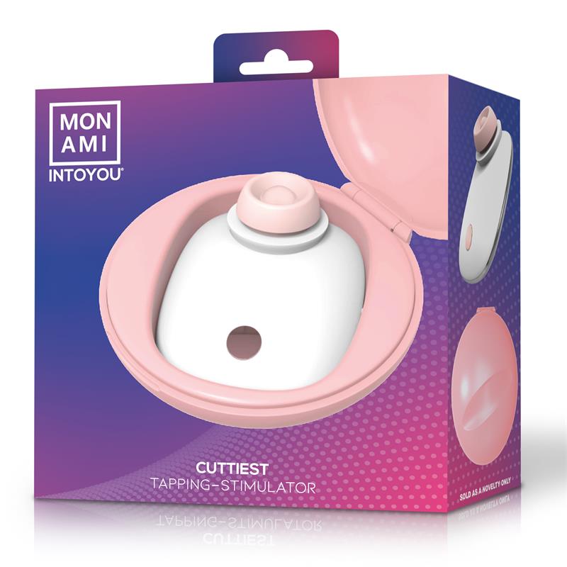 MON AMI Cuttiest Estimulador con Tapping y Caja Protectora de Carga Magnética