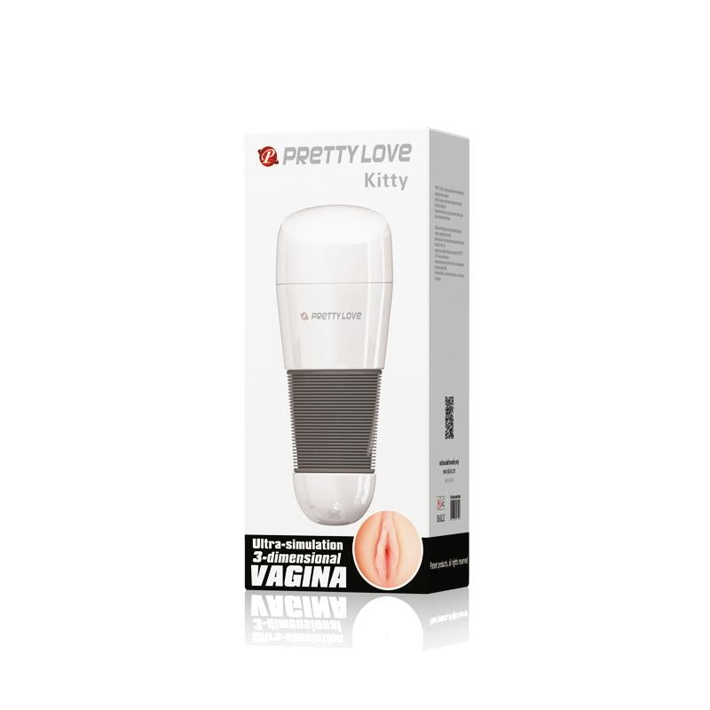 PRETTYLOVE Masturbador Kitty Blanco Vagina