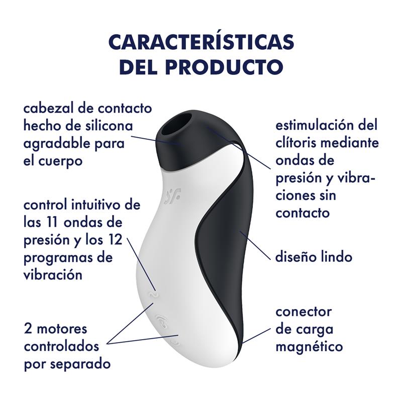 SATISFYER Orca Succionador de Clítoris Double Air Pulse