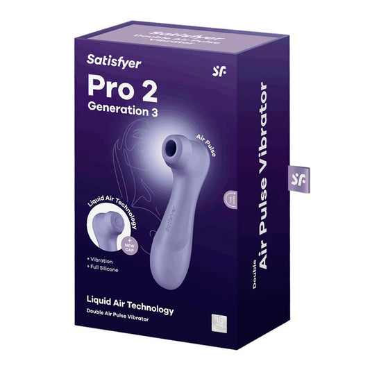 SATISFYER Pro 2 Gen 3 Liquid Air Technology Succión y Vibración Lila