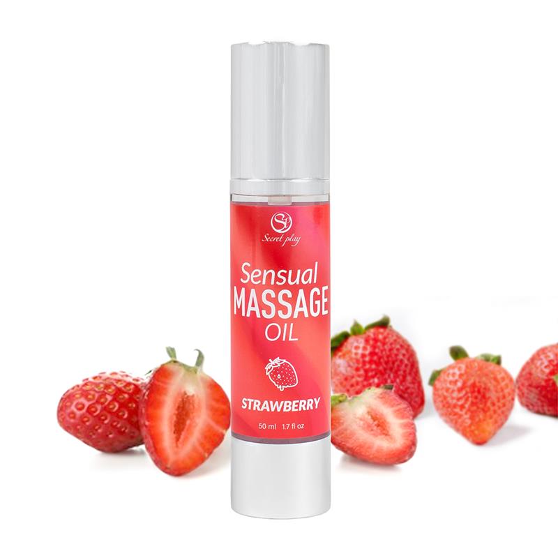 SECRET PLAY Aceite de Masaje Sensual Fresa 50ml