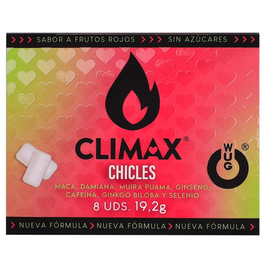 WUG Chicle Climax Gum 8 Uds