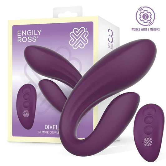 ENGILY ROSS Divel Juguete para Parejas con Control Remoto