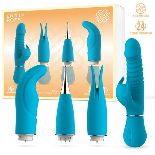 ENGILY ROSS Eivian Set 4 Piezas Intercambiables Vibración y Thrusting