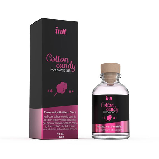 INTT Gel de Masage Efecto Calor Algodón de Azucar 30 ml