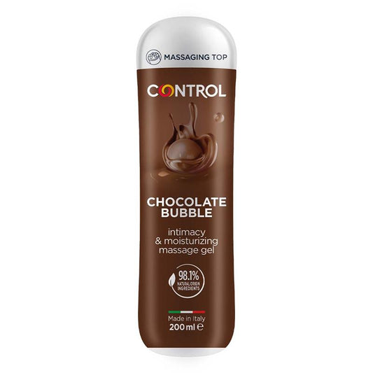 CONTROL Gel de Masaje Bubble Chocolate 200 ml