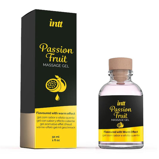 INTT Gel de Masaje Efecto Calor Fruta de la Pasión 30 ml