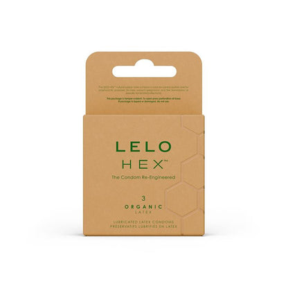 LELO HEX Condoms Organic 3 unidades