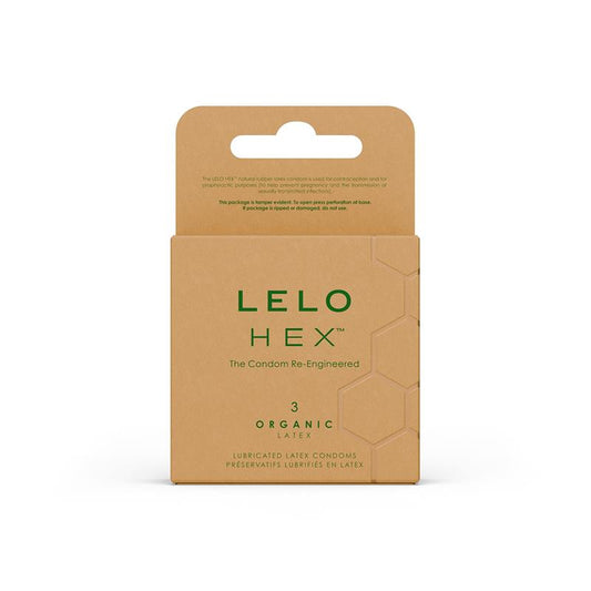 LELO HEX Condoms Organic 3 unidades