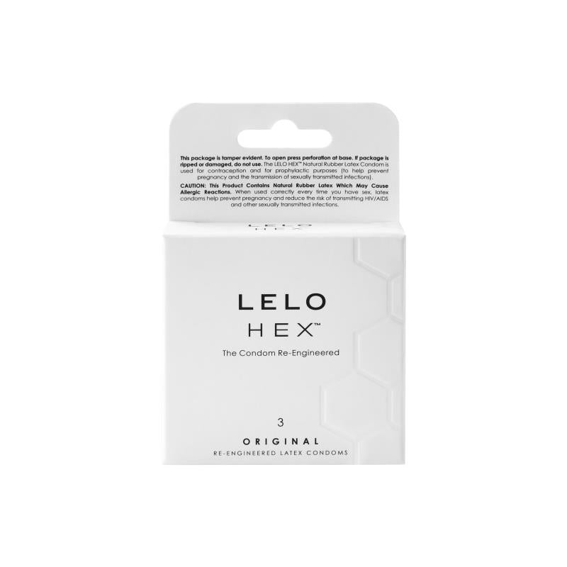 LELO HEX ORIGINAL Preservativos 3 Pack