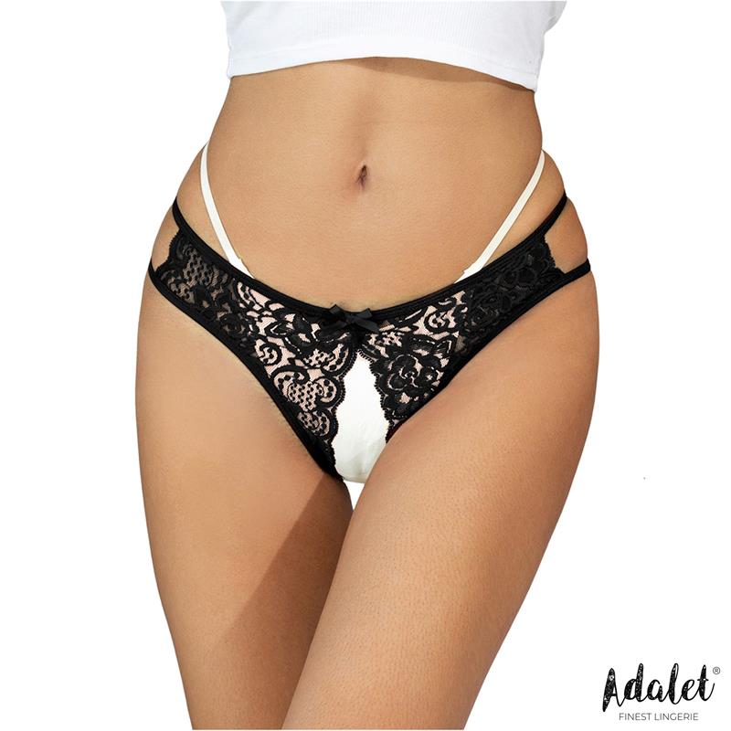 ADALET LINGERIE Hope Braguitas Entrepierna Abierta Negro