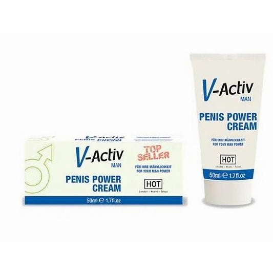HOT Hot V-Activ Penis Power Crema Potenciadora para Hombre 50 ml