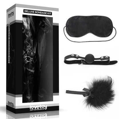 LOVETOY Kit Bondage Deluxe Negro