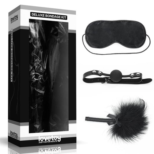 LOVETOY Kit Bondage Deluxe Negro