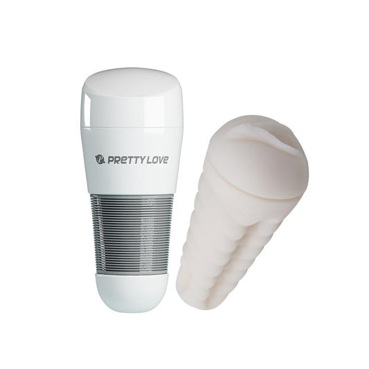 PRETTYLOVE Masturbador Kitty Blanco Vagina