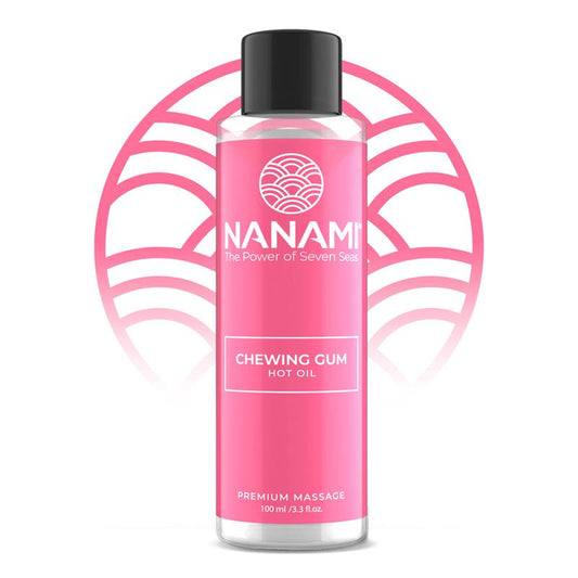 NANAMI Nanami Aceite de Masaje Efecto Calor Hot Oil Aroma Chicle 100ml