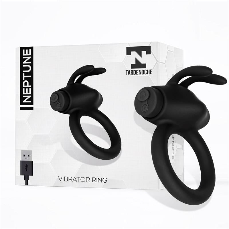 TARDENOCHE Neptune Anillo Vibrador Silicona Recargable USB