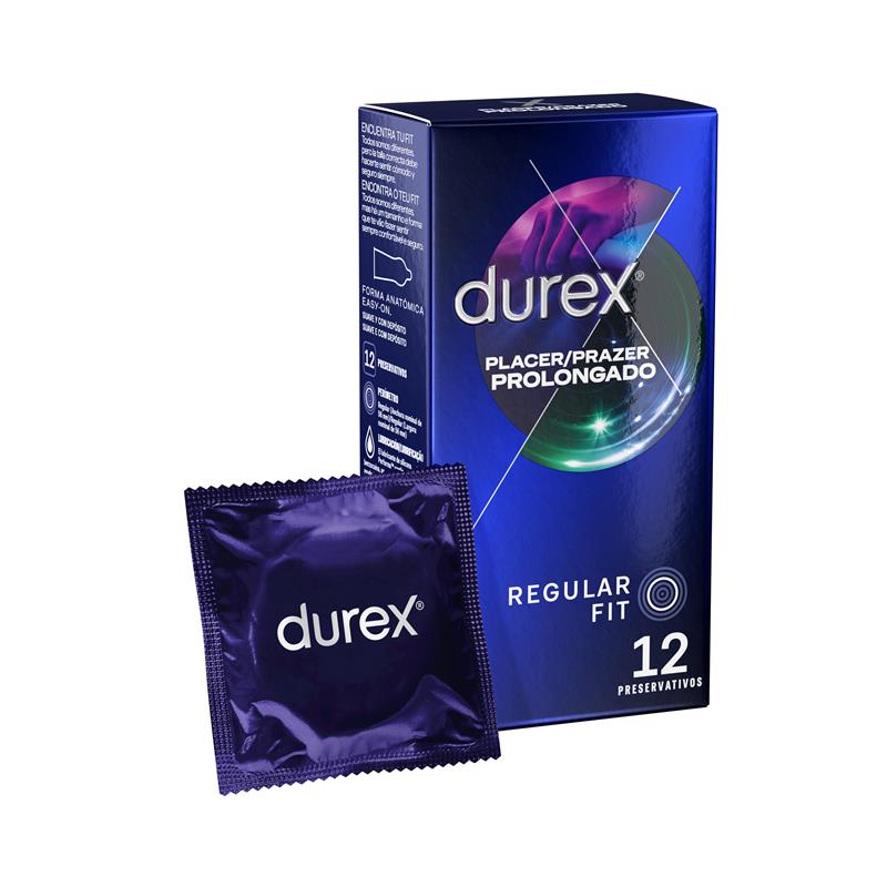 DUREX Preservativos Placer Prolongado 12ud