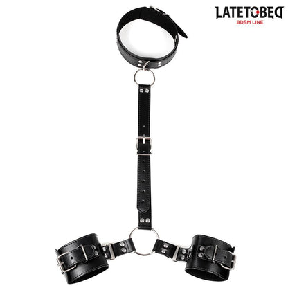 LATETOBED BDSM LINE Restricciones de Collar con Esposas