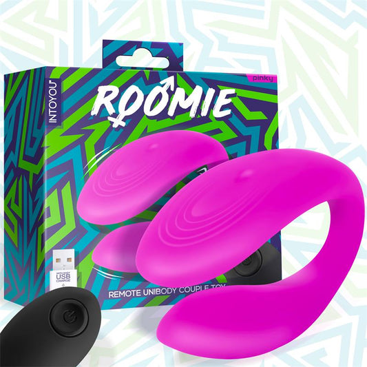 INTOYOU Roomie Vibrador para Parejas Silicona Líquida Unibody Control SBRemoto USB