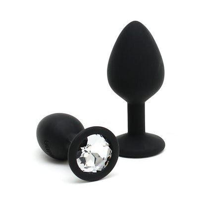 RIMBA TOYS Set de 2 Plugs con Joya Berlin Negro