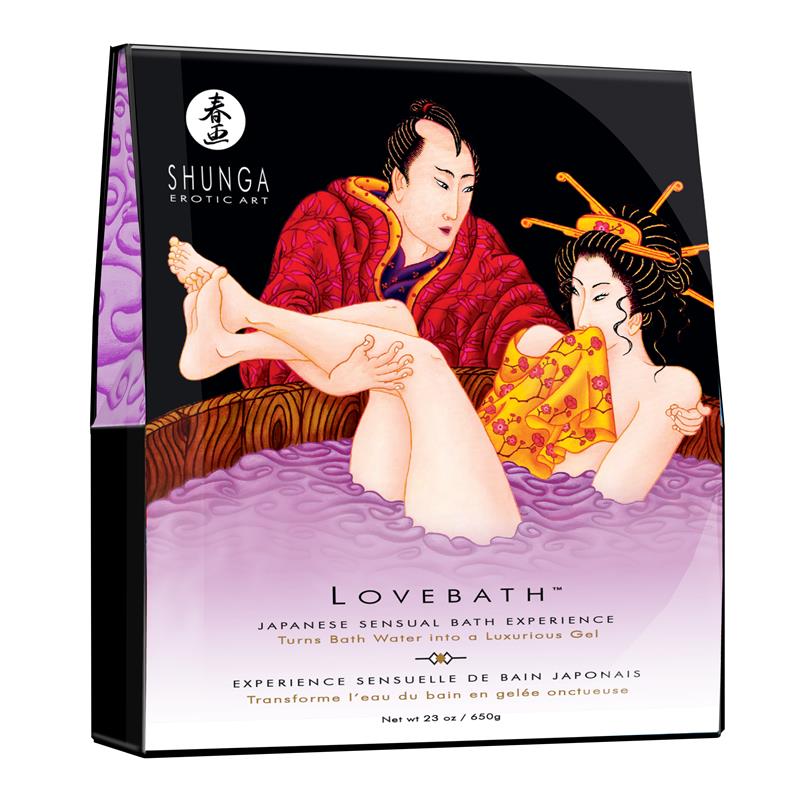SHUNGA Sales de Baño Sensual Loto 2 paquetes de 350 y 300 gr