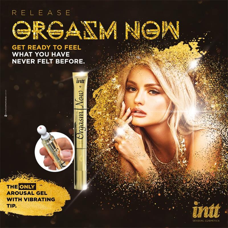 INTT Gel Sensibilizante con Punta Vibradora Orgasm Now 15 ml