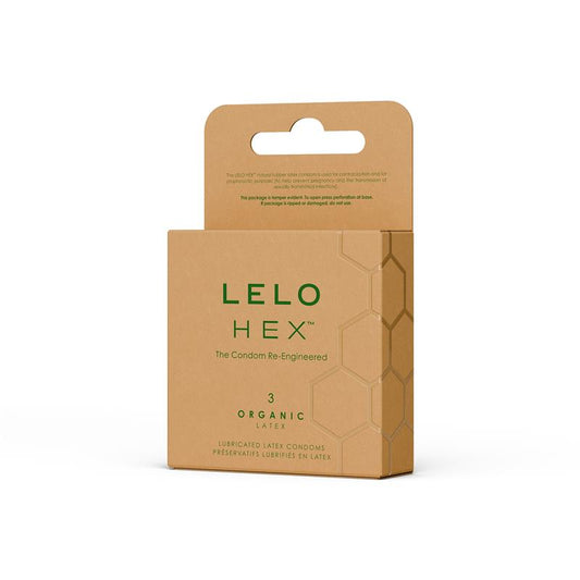 LELO HEX Condoms Organic 3 unidades