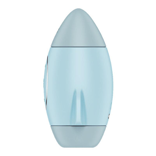 SATISFYER Mission Control Succionador y Vibrador Azul