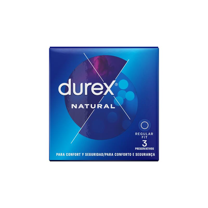 DUREX Preservativos Natural 3ud