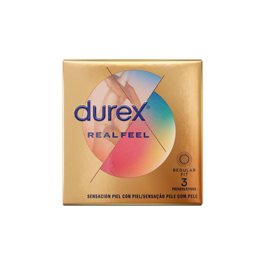 DUREX Preservativos Real Feel 3ud