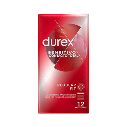 DUREX Preservatviso Sensitivo Contacto Total 12ud