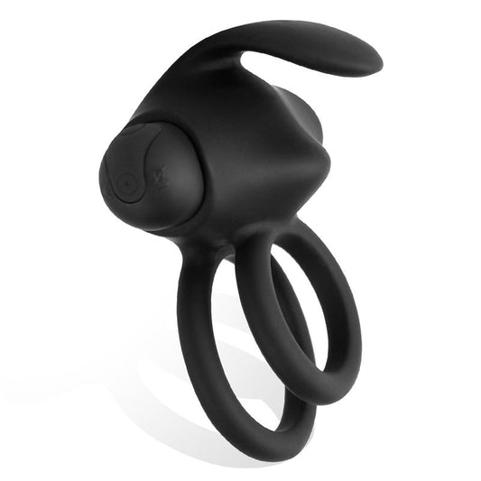 TARDENOCHE Reerin Anillo Vibrador USB Dual Control Remoto USB Silicona