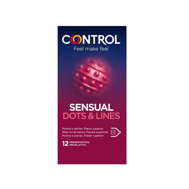 CONTROL Sensual Dots & Lines - Punteados 12 uds