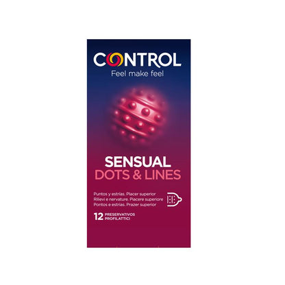 CONTROL Sensual Dots & Lines - Punteados 12 uds