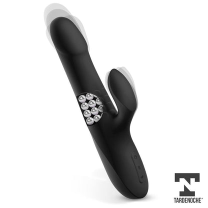 TARDENOCHE Squidy Vibrador Función de Movimiento Up and Down y Bolas Rotadoras USB Silicona