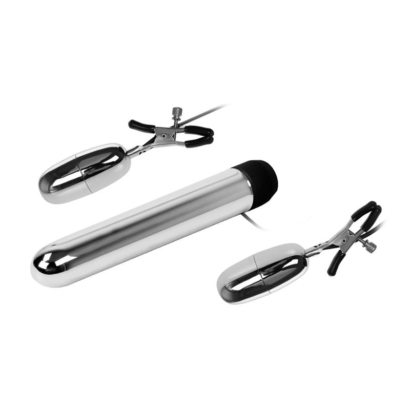 BAILE Baile Set Bala Vibrador y Pinzas para Pezones con Vibración Turbo