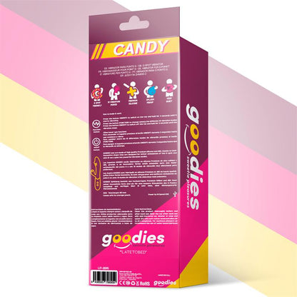 GOODIES Candy Vibrador con Conejito Punto G USB Silicona Fucshia