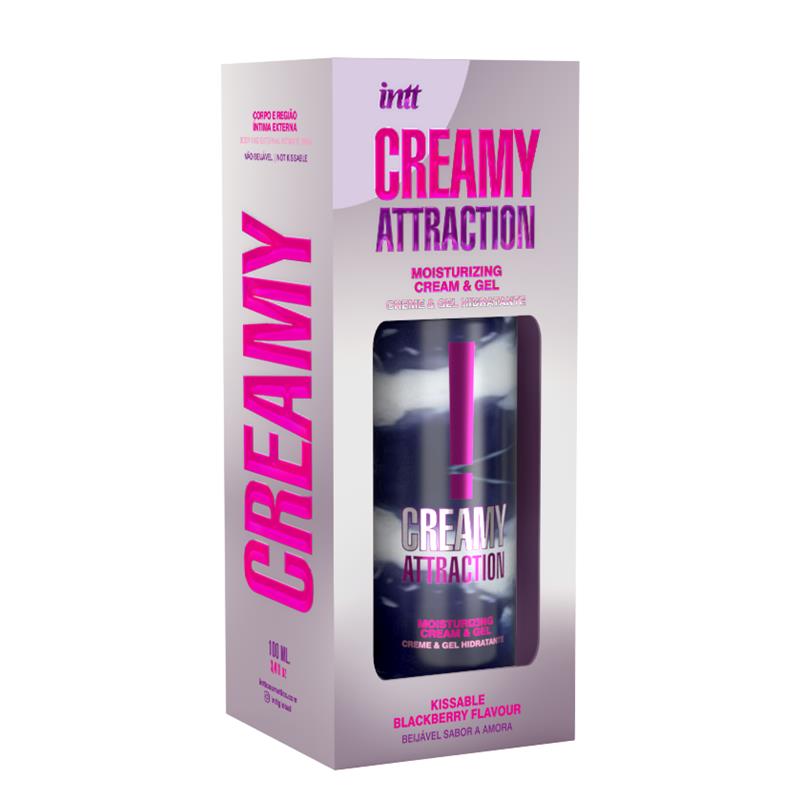 INTT Crema y Gel Besable Sabor Mora 100 ml