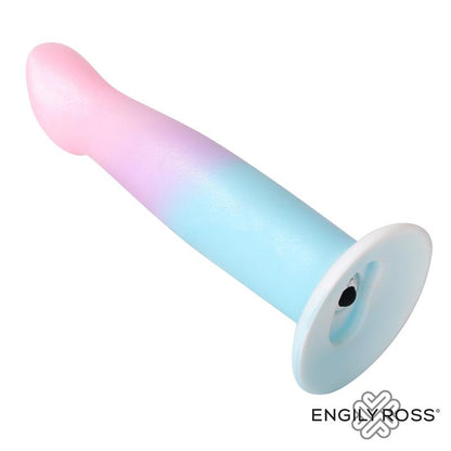 DILDOX BY ENGILY ROSS Dildo con Vibración y Ventosa Color Degradado 17 cm