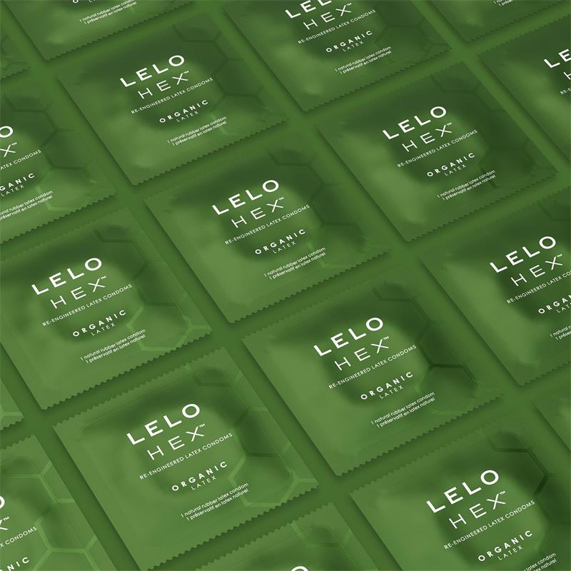 LELO HEX Condoms Organic 3 unidades